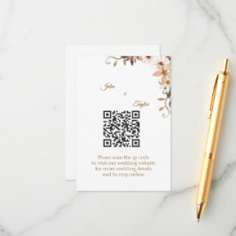 Einfache Minimal-Umschlagkarte Begleitkarte