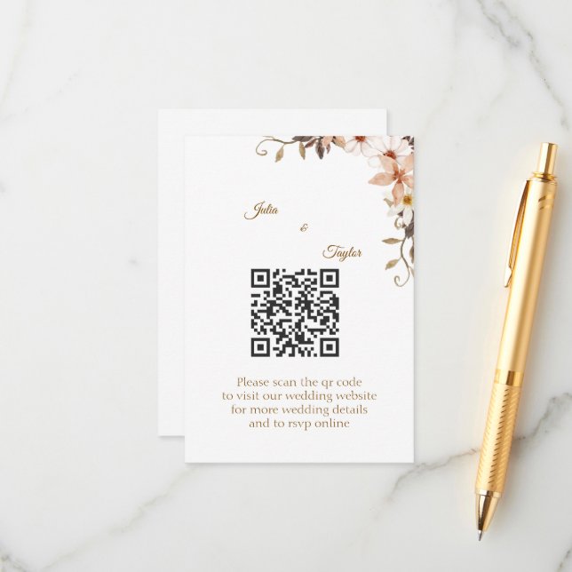 Einfache Minimal-Umschlagkarte Begleitkarte (Vorderseite/Rückseite Beispiel)