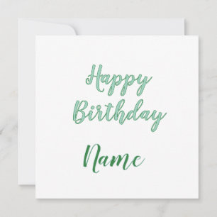 einfache minimale Alles Gute zum Geburtstag füge D
