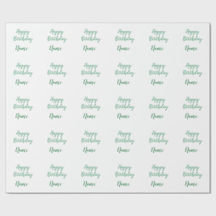 einfache minimale Alles Gute zum Geburtstag füge D Geschenkpapier