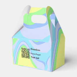 Einfache minimale Barcode Spenden venmo paypal Geschenkschachtel