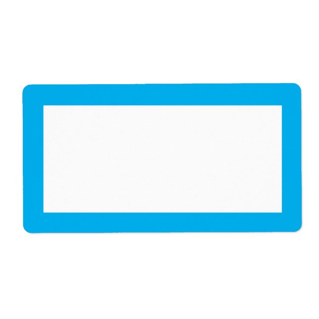 Einfache minimale Blindkennzeichnung mit blauem Ra (Vorne)