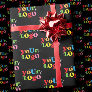 Einfache minimale, elegante Logo für das Unternehm Geschenkpapier