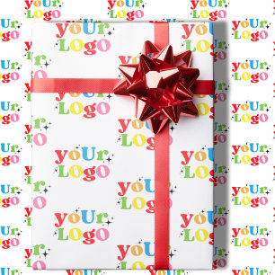 Einfache minimale, elegante Logo für das Unternehm Geschenkpapier