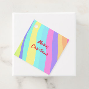 Einfache minimale elegante Weihnachtsgeschenk-Tag Geschenkanhänger