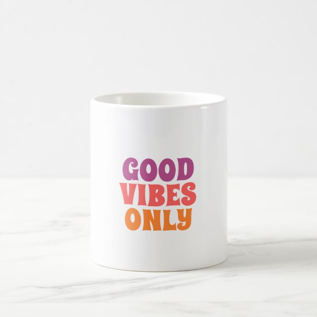 Einfache minimale farbenfrohe abstrakte Fügen Sie  Kaffeetasse (Mittel)