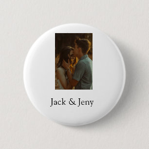 Einfache, minimale Farbkombination Foto-Text Button