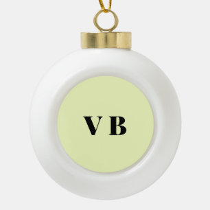 einfache minimale feste Farbe benutzerdefinierte P Keramik Kugel-Ornament
