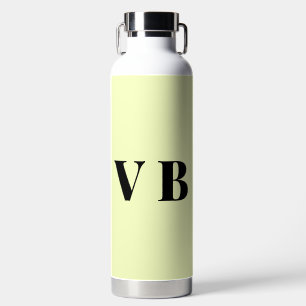 einfache minimale feste Farbe benutzerdefinierte P Trinkflasche