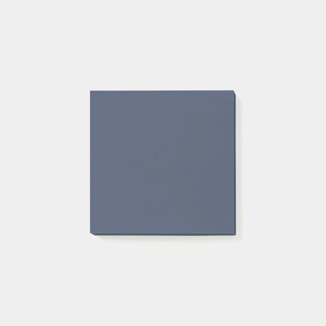 einfache minimale feste Farbe benutzerdefiniertes  Post-it Klebezettel (Vorderseite)