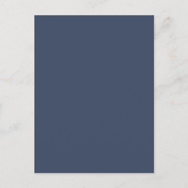 einfache minimale feste Farbe benutzerdefiniertes  Postkarte (Vorderseite)