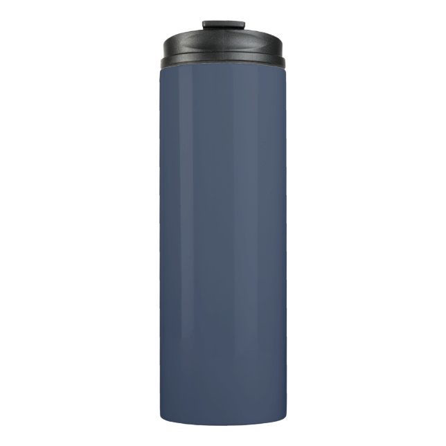 einfache minimale feste Farbe benutzerdefiniertes  Thermosbecher (Vorderseite)