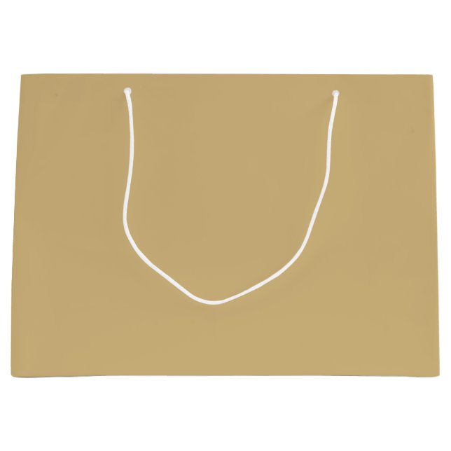 einfache minimale feste Farbe custom orange grau B Große Geschenktüte (Vorderseite)
