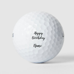 einfache minimale Geburtstagsfeier hinzufügen Golfball