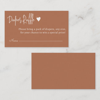 Einfache minimale geschlechtsneutrale Windel Begleitkarte