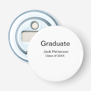 einfache minimale Graduierung fügen Namen moderne Flaschenöffner