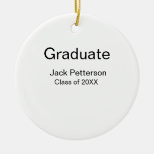 einfache minimale Graduierung fügen Namen moderne  Keramik Ornament