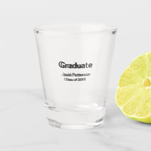 einfache minimale Graduierung fügen Namen moderne Schnapsglas