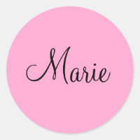 einfache minimale helle Rosa fügen Sie Ihren Namen