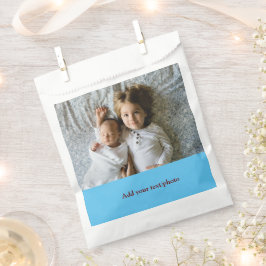 einfache minimale Hinzufügen IHRES FOTO TEXT CHRIS Geschenktütchen