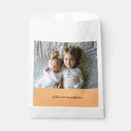 einfache minimale Hinzufügen IHRES FOTO TEXT CHRIS Geschenktütchen