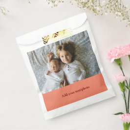 einfache minimale Hinzufügen IHRES FOTO TEXT CHRIS Geschenktütchen