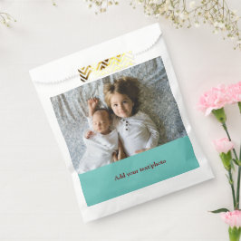 einfache minimale Hinzufügen IHRES FOTO TEXT CHRIS Geschenktütchen