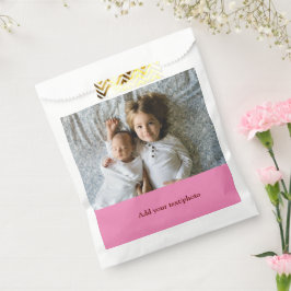 einfache minimale Hinzufügen IHRES FOTO TEXT CHRIS Geschenktütchen