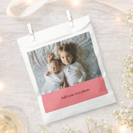 einfache minimale Hinzufügen IHRES FOTO TEXT CHRIS Geschenktütchen