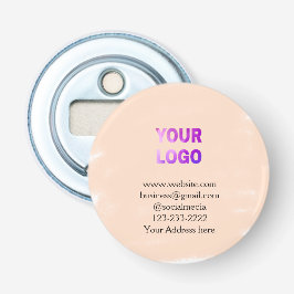 Einfache minimale Hinzufügen Ihres Logos/Designs h Flaschenöffner