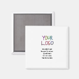 Einfache minimale Hinzufügen Ihres Logos/Designs h Magnet