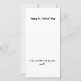 Einfache minimale Hinzufügen Ihres Textes st. patr