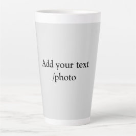 einfache minimale Hinzufügen von Logo-Text Details Milchtasse