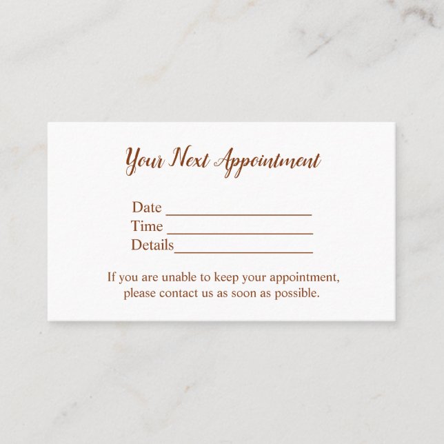 Einfache minimale Hinzufügen von Namensfotos Terminkarte (Vorderseite)