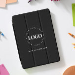 Einfache minimale kundenspezifische Logo- und Text iPad Air Hülle<br><div class="desc">Werben Sie Ihr Unternehmen mit diesem coolen iPad Cover,  mit eigenem Logo & Text! Fügen Sie einfach Ihr eigenes Logo hinzu,  indem Sie auf "Personalisieren" klicken.</div>