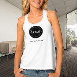 Einfache minimale kundenspezifische Logo- und Text Tanktop<br><div class="desc">Mit diesem coolen Tanklöster mit eigenem Logo & Text fördern Sie Ihr Geschäft! Fügen Sie einfach Ihr eigenes Logo hinzu,  indem Sie auf "Personalisieren" klicken.</div>