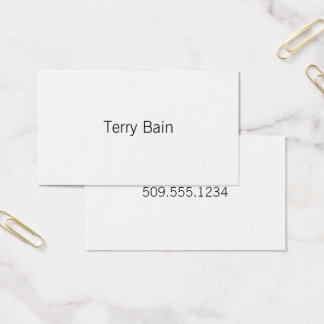 Einfache minimale Mittelfront und Rückseite