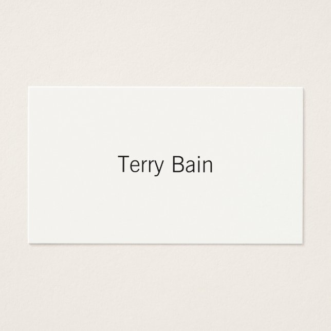 Einfache minimale Mittelfront und Rückseite (Vorderseite)