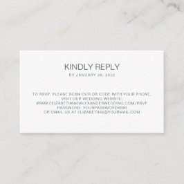 Einfache minimale QR-UAWG Begleitkarte