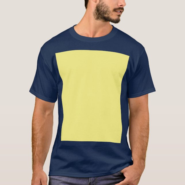 einfache minimale Vollfarbe   T-Shirt (Vorderseite)