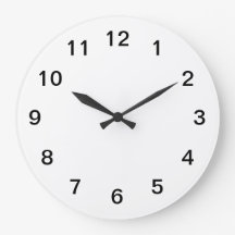 Einfache minimalist Acryl-Wanduhr
