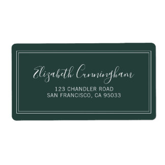 Einfache Minimalistisch Cursive Script-Rücksendead