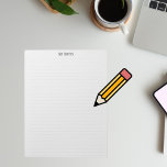 Einfache, Minimalistisch gepunktete Linien persona Notizblock<br><div class="desc">Einfaches,  minimalistisches Notizblock mit grau gepunkteten Linien. Der Titel "Meine Anmerkungen" ist eine Vorlage,  die Sie für jeden Text,  den Sie möchten,  personalisieren oder löschen können.</div>