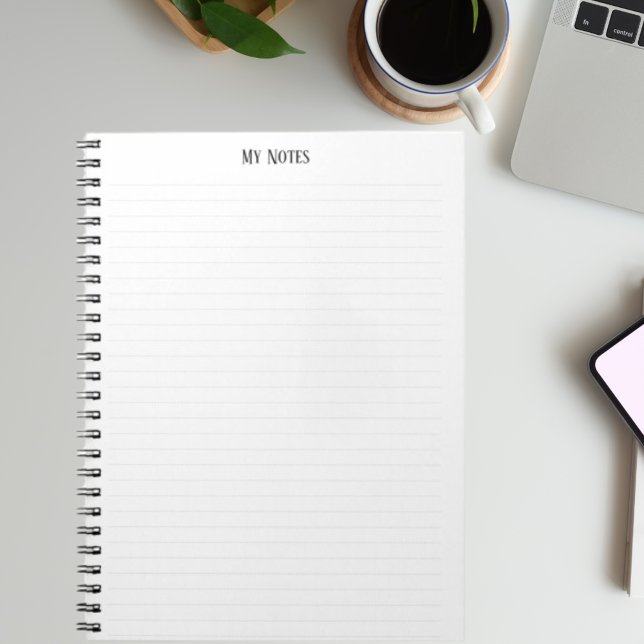 Einfache, Minimalistisch gepunktete Linien persona Notizblock (Von Creator hochgeladen)