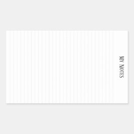 Einfache, Minimalistisch gepunktete Linien persona Rechteckiger Aufkleber