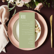 Einfache Minimalistisch-Mint-Grüne Moderne Hochzei