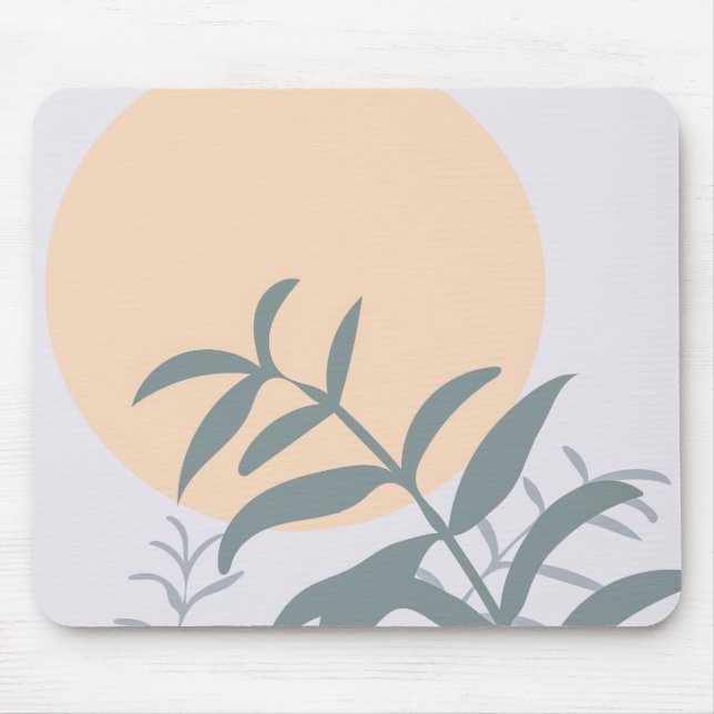 Einfache Minimalistische Abstrakte Artwork | Mousepad (Vorne)