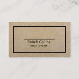 Einfache Minimalistische Berufliche Kraft Visitenkarte