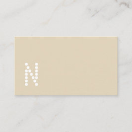 Einfache Minimalistische berufliche Visitenkarte