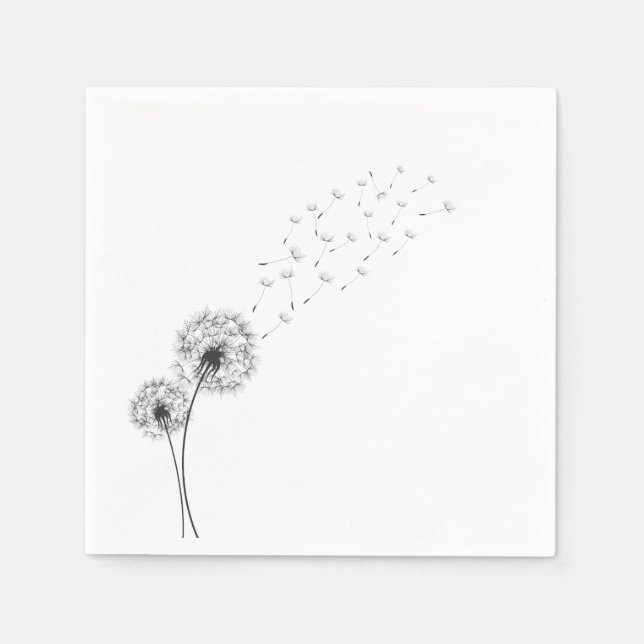 Einfache Minimalistische Blasleuchte | Serviette (Vorderseite)
